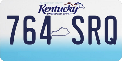 KY license plate 764SRQ
