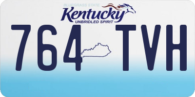 KY license plate 764TVH