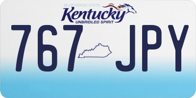 KY license plate 767JPY