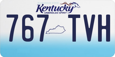KY license plate 767TVH