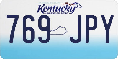 KY license plate 769JPY