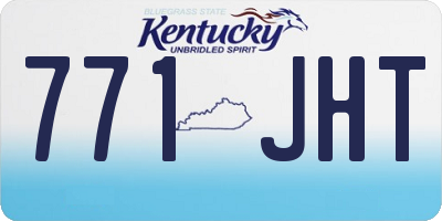 KY license plate 771JHT