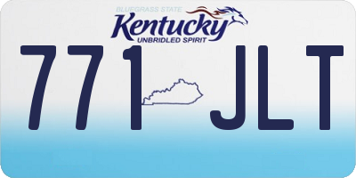 KY license plate 771JLT
