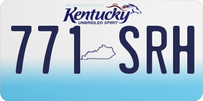 KY license plate 771SRH