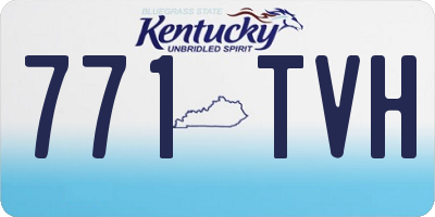 KY license plate 771TVH