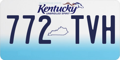 KY license plate 772TVH