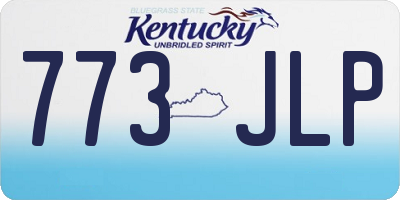 KY license plate 773JLP
