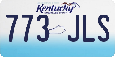 KY license plate 773JLS