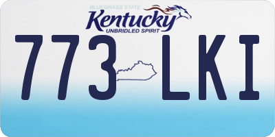 KY license plate 773LKI