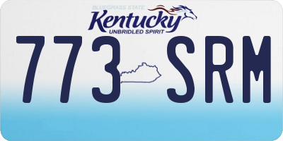 KY license plate 773SRM