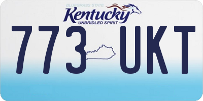 KY license plate 773UKT