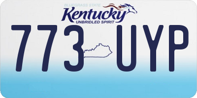 KY license plate 773UYP