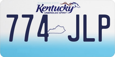 KY license plate 774JLP