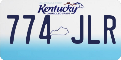 KY license plate 774JLR