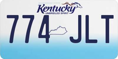 KY license plate 774JLT