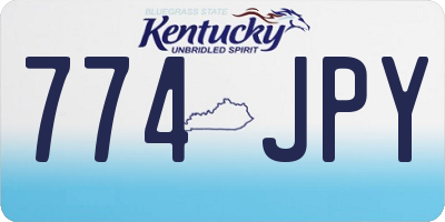 KY license plate 774JPY