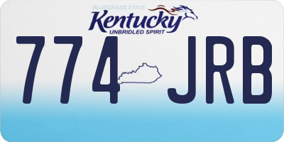 KY license plate 774JRB
