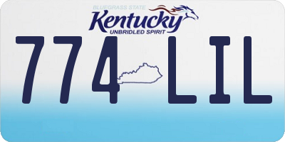 KY license plate 774LIL