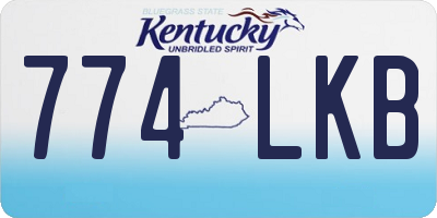 KY license plate 774LKB