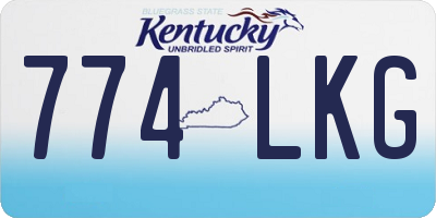 KY license plate 774LKG
