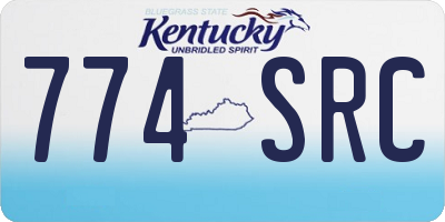 KY license plate 774SRC