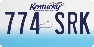 KY license plate 774SRK