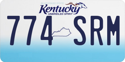 KY license plate 774SRM