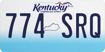 KY license plate 774SRQ