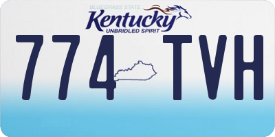 KY license plate 774TVH