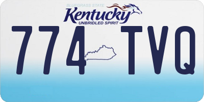 KY license plate 774TVQ