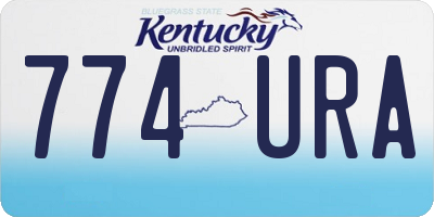 KY license plate 774URA