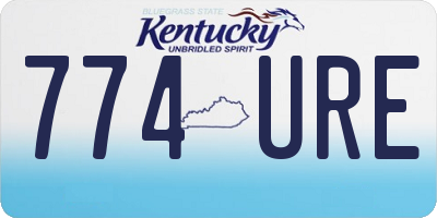 KY license plate 774URE
