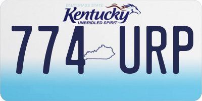 KY license plate 774URP