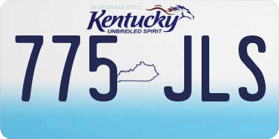 KY license plate 775JLS