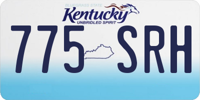 KY license plate 775SRH