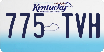 KY license plate 775TVH