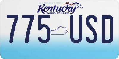 KY license plate 775USD