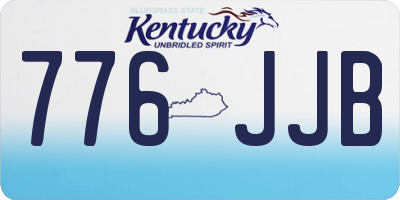 KY license plate 776JJB