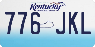 KY license plate 776JKL