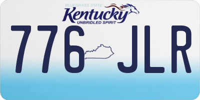 KY license plate 776JLR