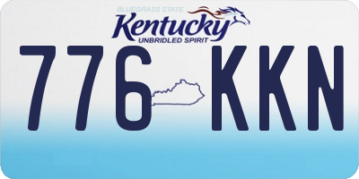 KY license plate 776KKN