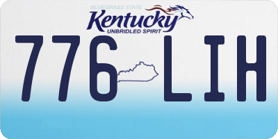 KY license plate 776LIH