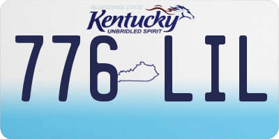 KY license plate 776LIL