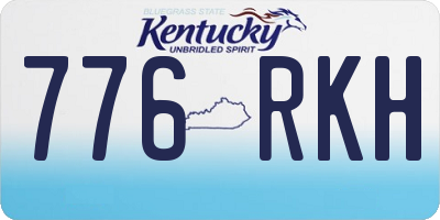 KY license plate 776RKH