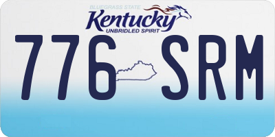 KY license plate 776SRM