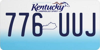 KY license plate 776UUJ
