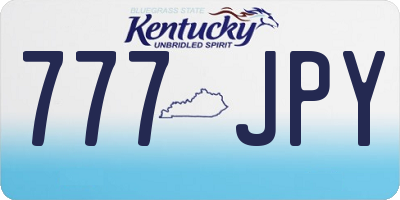 KY license plate 777JPY