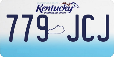 KY license plate 779JCJ
