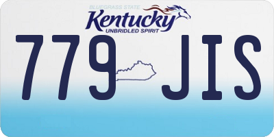 KY license plate 779JIS