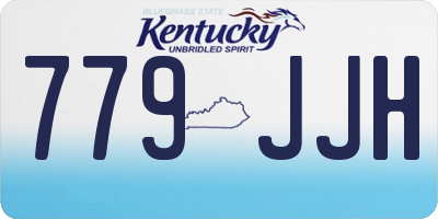 KY license plate 779JJH